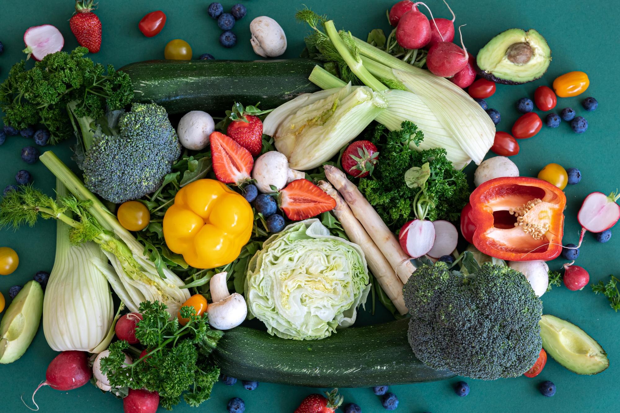 Healthy Array of Food